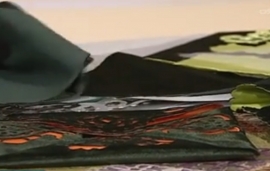 آموزش دوخت جا قرآنی دست دوز