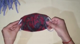 آموزش دوخت ماسک پارچه ای