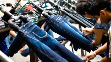 رویه کاری فرآیند خشک در شستشوی پوشاک Flow Chart of Dry Process in Garments Washing